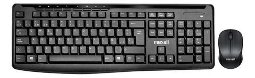 Teclado Y Mouse Inalambrico Maxell Wkb-300 Color del mouse Negro Color del teclado Negro