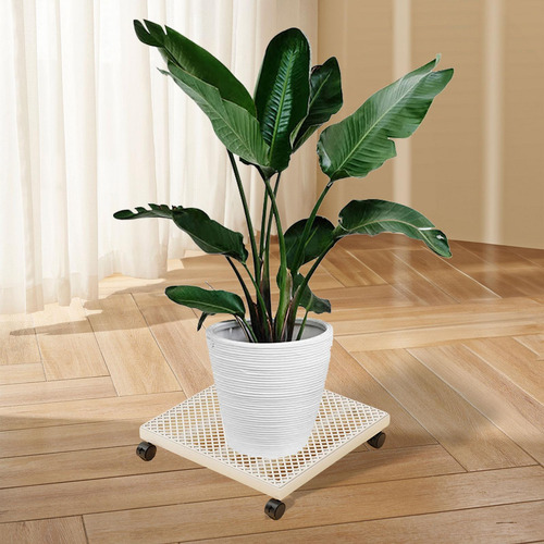 Soporte De Planta Con Ruedas Cerrables Para 40x40x6cm