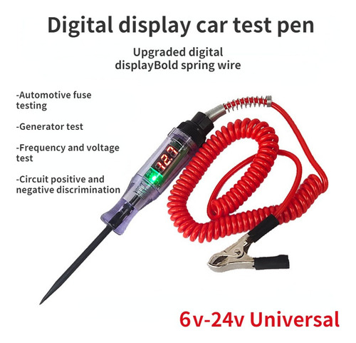 I Probador De Circuito De Coche Pantalla Digital Pluma