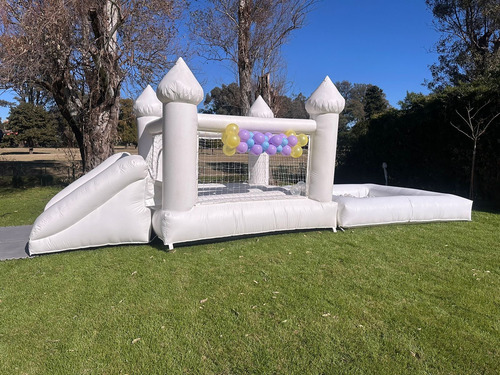 Alquiler Inflable Castillo Pelotero Blanco Cumples Eventos