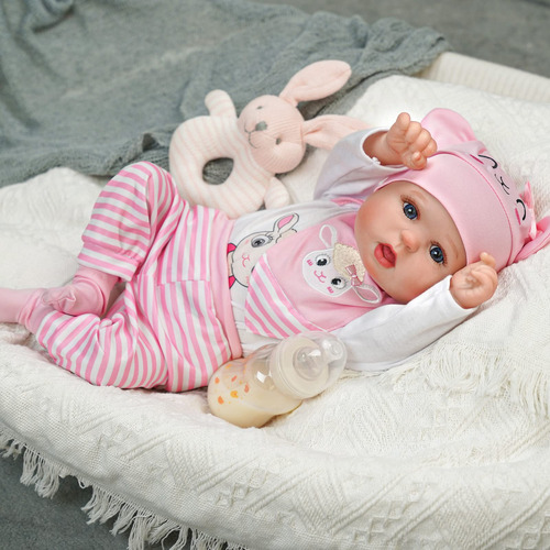 Set Muñeca Bebe Reborn Babeside Bailyn Hecha A Mano