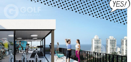 Vendo Monoambiente Con Terraza Al Frente, En Construcción Para 08/2021, Sobre 26 De Marzo, Pocitos
