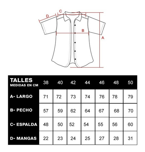 Imagen 3 de 8 de Camisa Manga Corta Lisa Hombre Variedad Colores Con Bolsillo