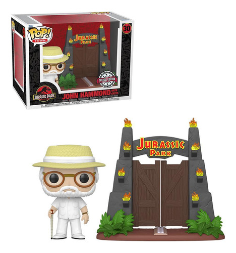 Funko Pop Jurassic Park John Hammond With Gates 30