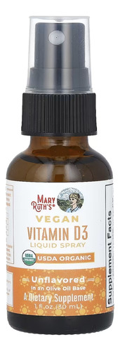 Mary Ruth's Spray Líquido Vitamina D3 Sin Sabor 30ml Sfn
