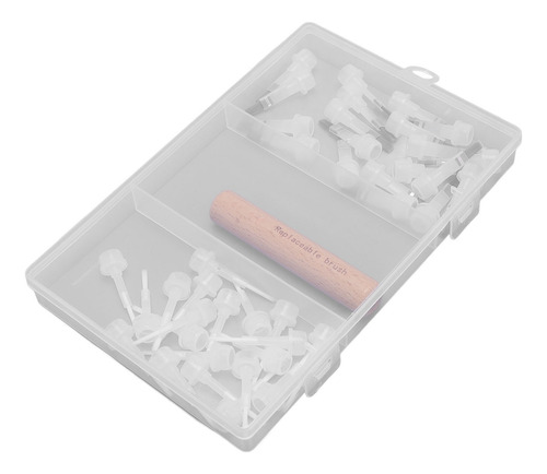 Juego De Cepillos De Repuesto Para Decoración De Uñas, 40 Un