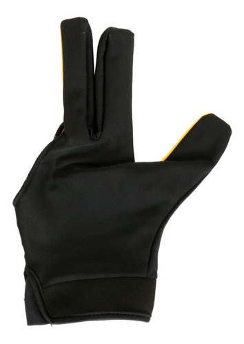 Guante De De De Snooker Amarillo Negro1 Como Se Describe
