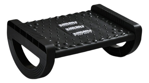 . Reposapiés Ergonómico Para Escritorio, Taburete Negro
