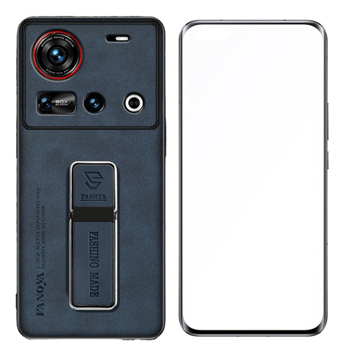 Funda Para Nubia Z70 Ultra Stent Piel De Oveja+mica