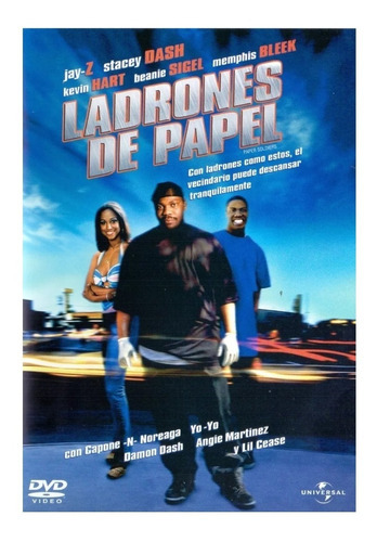 Ladrones De Papel Jay Z Kevin Hart Pelicula Dvd
