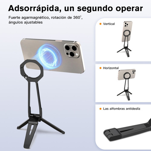 Tripode Para Celular Soporte Magnético Portátil Para iPhone