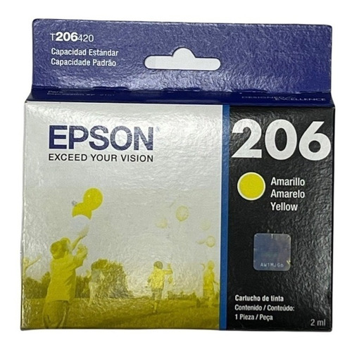 Cartucho Epson 206 Yellow(amarillo) Original