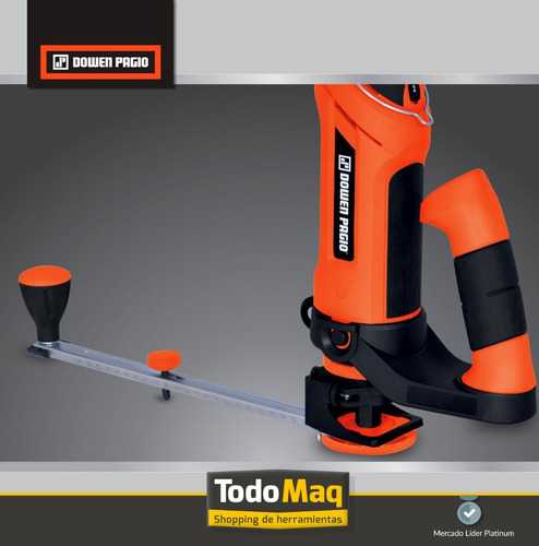 Imagen 9 de 10 de Rebajador Fresador Compacto 600w Dowen Pagio Multifuncion