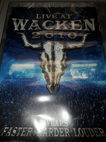 Live At Wacken 2010 Dvd Lacrado.