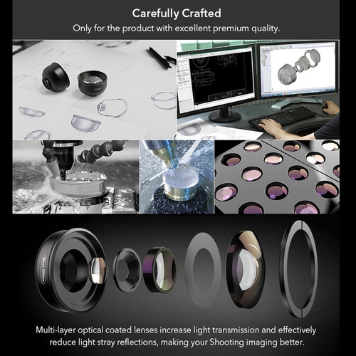 Lente Macro Z Universal 4k Hd Para Smartphone Apexel
