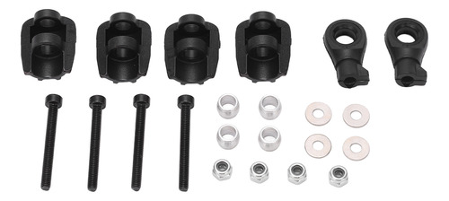 Aleación De Aluminio Delantera Y Trasera De Coche Rc Negro N
