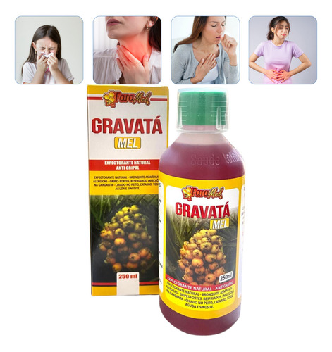 Kit 10 Xarope Expectorante Gravatá Mel Bronquite 250ml