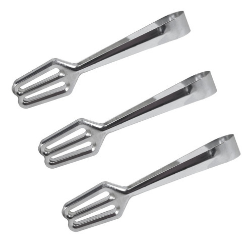 3 Pinzas De Cocina Ergonómicas Acero Inoxidable Chefs Pan