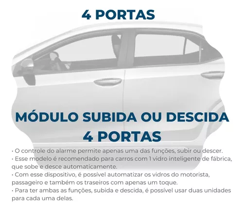 Centralina PW42L (Levantamento automático de vidros/4p) - Carros, vans e  utilitários - Ponto Chic, Nova Iguaçu 1241589062