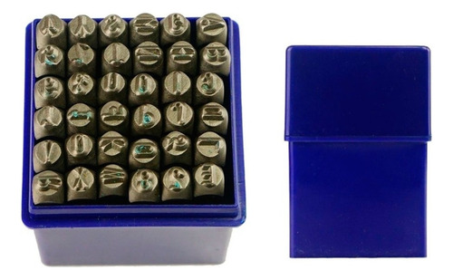Numeros Y Letras De Golpe 3mm 36 Piezas Para Metales