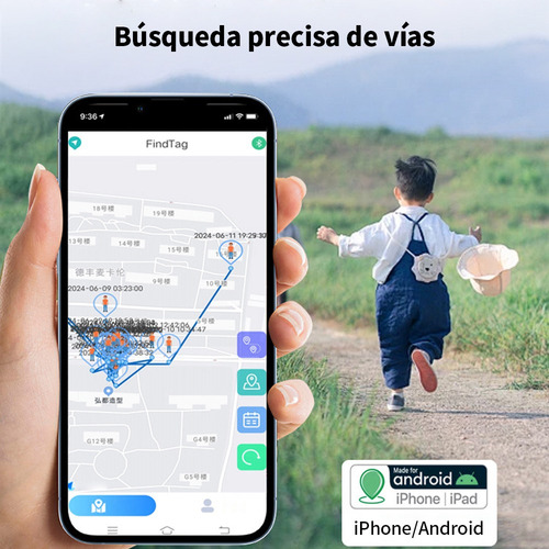 Mini Localizador Gps Bluetooth Teléfono App Universal