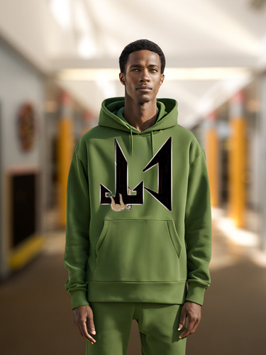 Hoodie Sudadera Ct Invertido Volteado Enfrente Grande Corrid