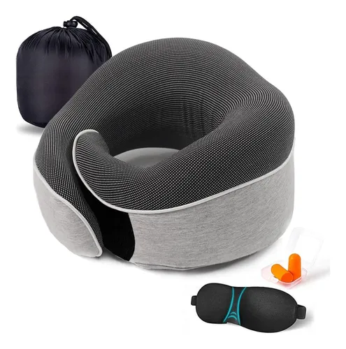 Almohada De Cuello De Viaje Ubeuonly Ajustable Espuma
