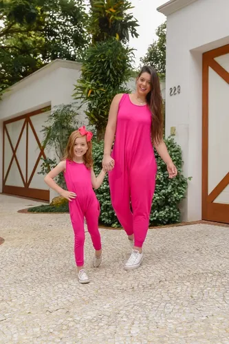 Roupas tal mãe tal filha macacão 2025