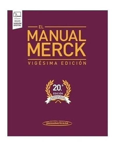 Libro - Porter - El Manual Merck - 20ed/2020 Nuevo!