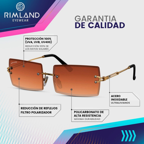 Imagen 6 de 8 de Anteojos Lentes De Sol Rimland Lamb