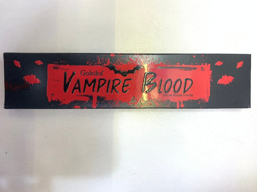 2 Sahumerio Incienso Goloka Vampire Blood Edicion Limitada 