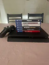 Comprar Sony Playstation 4 Slim 500 Gb + 6 Juegos 1 Mando (poco Uso)