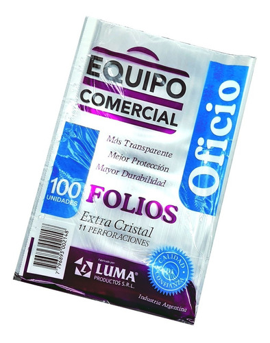 Folios Oficio Luma Comercial X 100