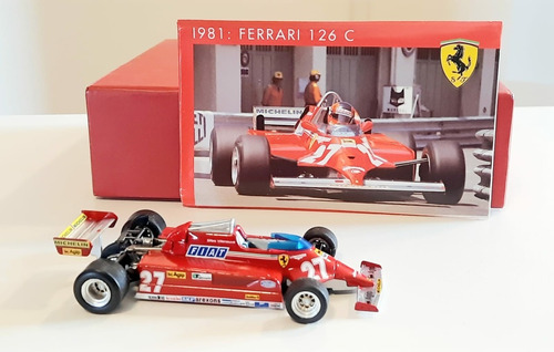 Miniatura Ferrari 126 Gilles Vileneauve 1981 1:43 Elite
