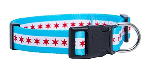 Collar De Perro Bandera Nativa De Chicago