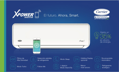 Aire Acondicionado Carrier Inverter Xpower 4500 Frio Calor