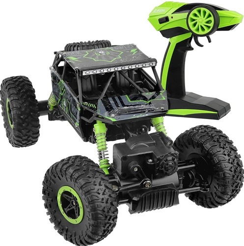 Imagen 3 de 10 de Auto Camioneta Rc 4x4 Juguete Crawler 2.4ghz Con 2 Baterias