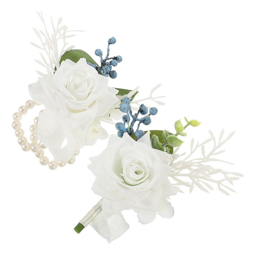 Set De Ramillete Y Ramo De Flores Artificiales Para Muñeca