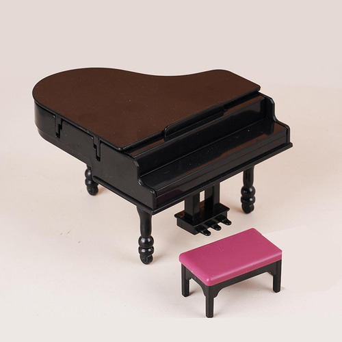 2 :12 Dollhouse Miniature Piano Life Scene Scene Accessories