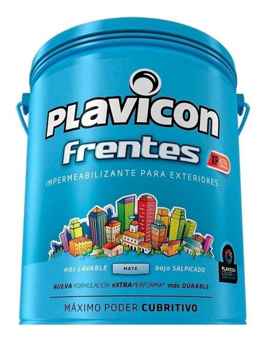 Plavicon Frentes 1.25 Kg Impermeabilizante Exterior Latex