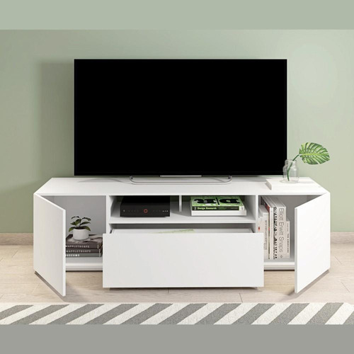 Rack Keep 2 Portas E 1 Gaveta 1,80m - Branco