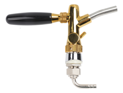 Torneira De Chope Ajustável Food Grade Golden Stainless