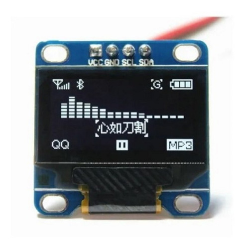 Pantalla Display Oled 128x64 0.96 Pulgadas Blanco  Arduino