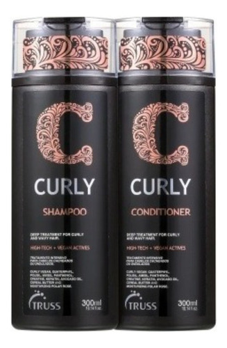 Kit Truss Curly Shampoo 300mls + Condicionador 300mls