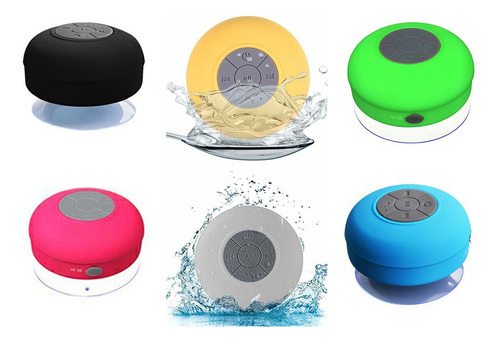 Bocina Bluetooth Impermeable Para La Ducha Con Ventosa