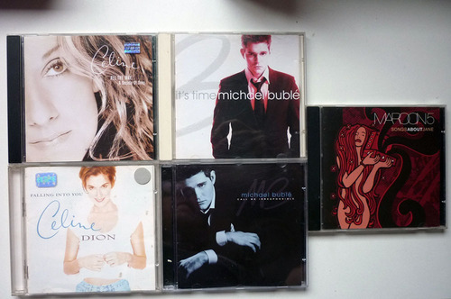 Lote Celine Dion + Michael Buble 5 Cd - Internacional