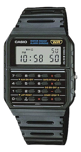 Casio Ca-53w-1 Reloj Calculadora Con Función De Calculadora,