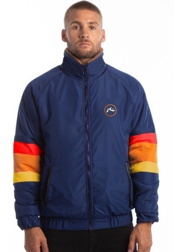 Imagen 1 de 9 de Campera Rompeviento Hombre Reversible Rusty Importada