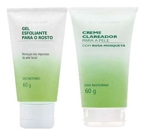 Gel Esfoliante P/ Rosto + Clareador De Manchas.
