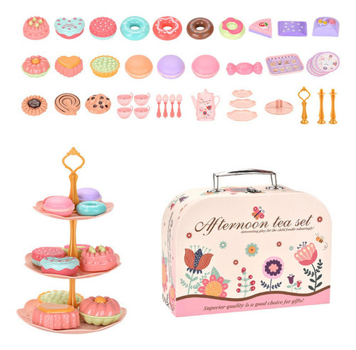 Wuchuang A Juego De Té Para Niñas Pequeñas Diy Princesa